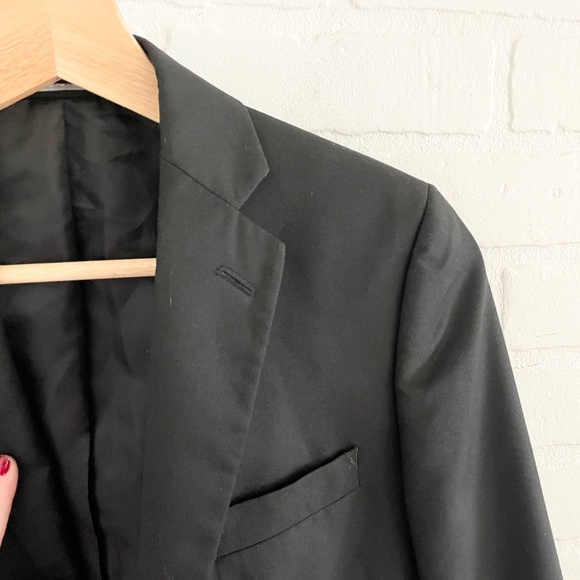 Michael Kors Boy’s Blazer Black Formal Back to school Sz 12R - Picture 8 of 14